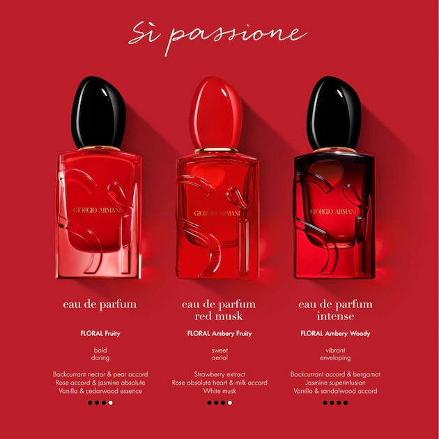 Armani Sì Passione Red Musk Eau de Parfum 100 ml