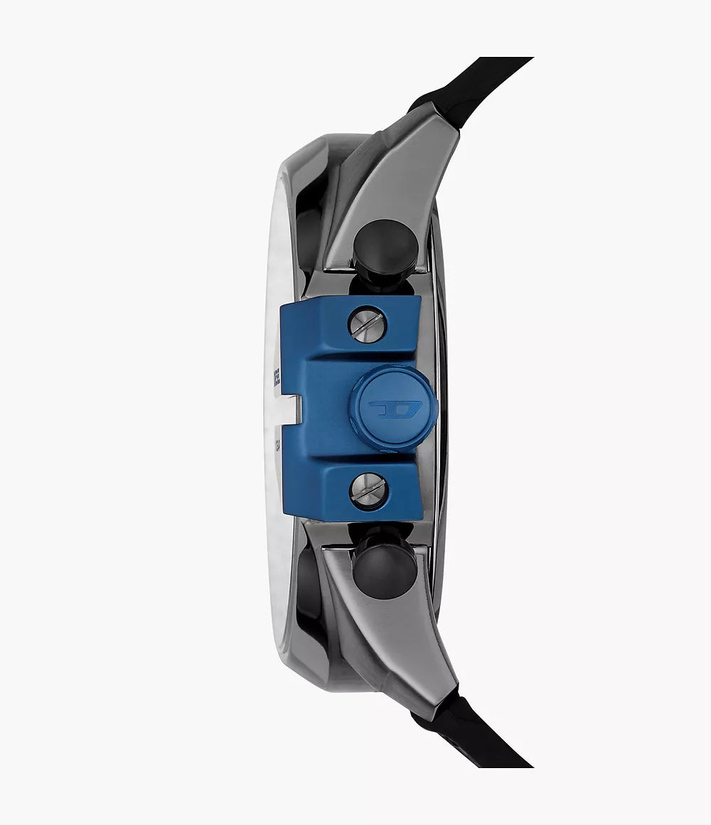 Diesel Men's Mega Chief Chronograph Black and Gray Nylon Watch DZ4500