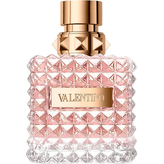Valentino Donna EDP 100ml – a luxurious floral-powdery perfume with rose, iris, leather & vanilla. Elegant, feminine, long-lasting. 100% authentic designer fragrance.